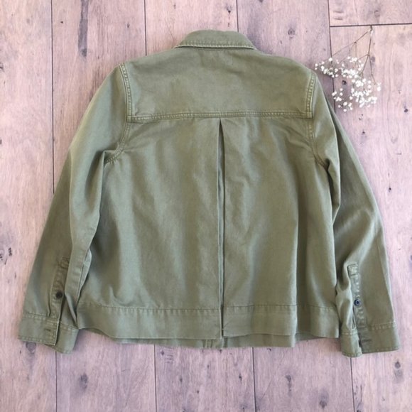 NWOT Madewell Army Swing Jacket sz M - Picture 2 of 16
